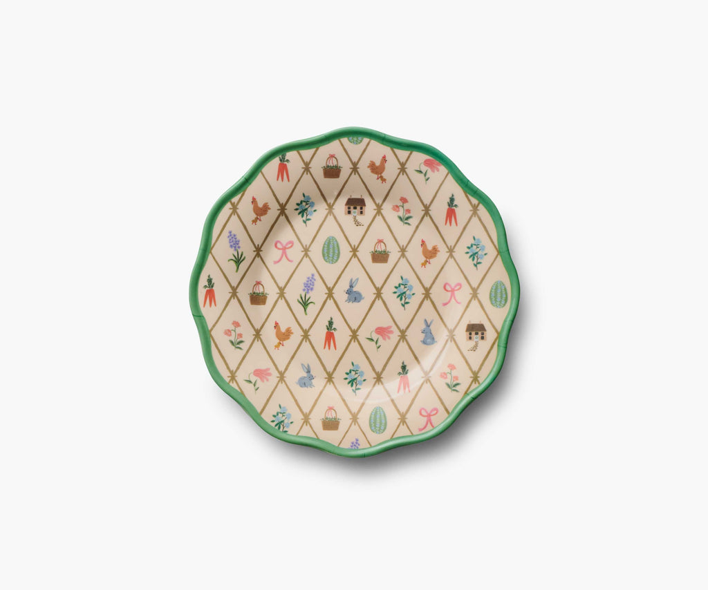 Melamine Assorted Dessert Plates - Spring Farm