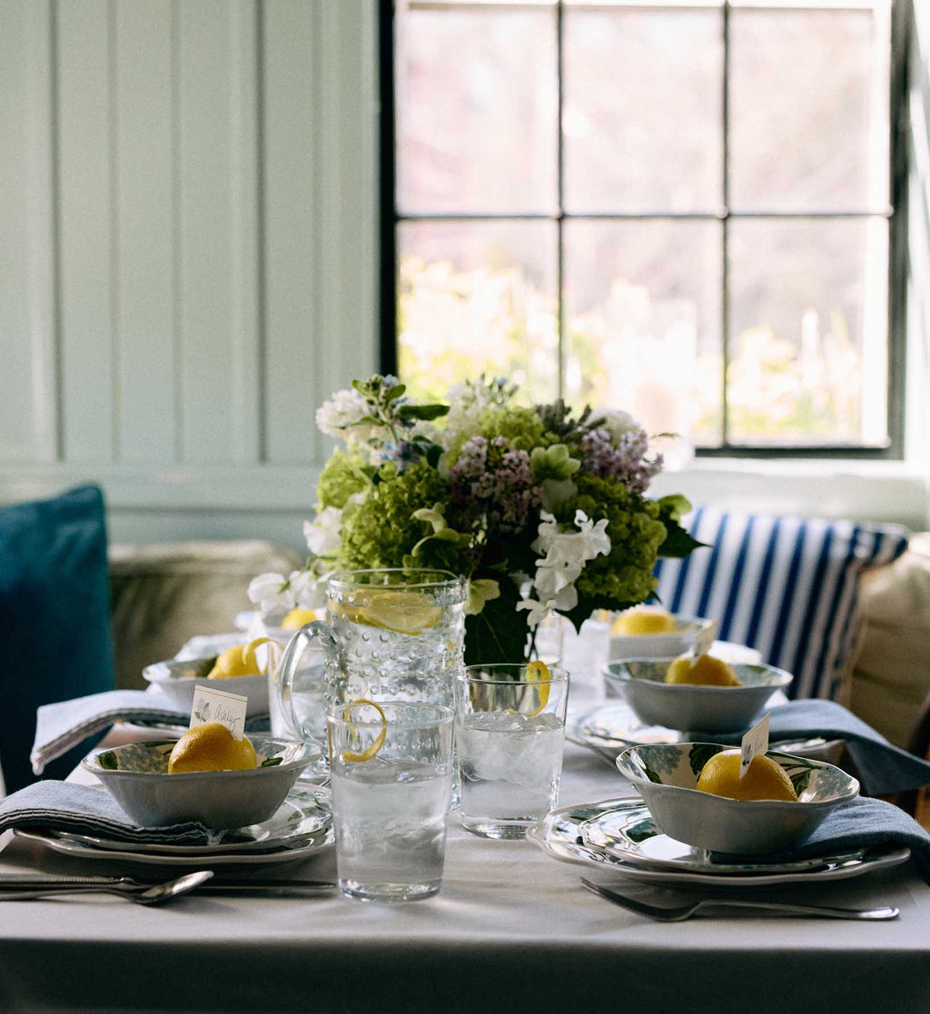 Melamine Assorted Dessert Plates - Hydrangea