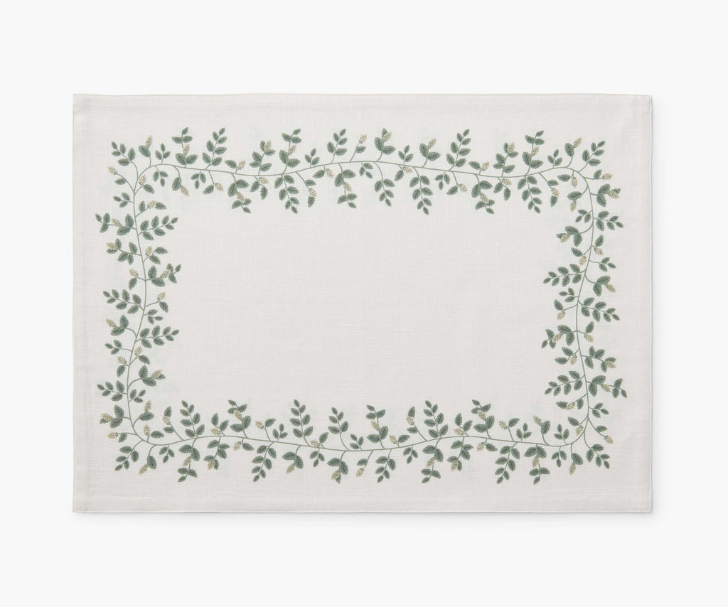 Cotton Placemats - Climbing Vines