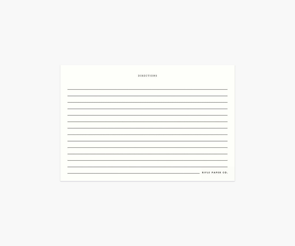 Recipe Cards - Charcoal Spoon